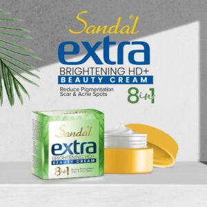 Sandal Extra Brightening HD+ Beauty Cream – 8 in 1 Formula