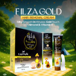 FILZA GOLD Premium Hair Removal Cream | Silky Smooth in Minutes | Enriched with Almond & Vitamin E
