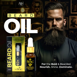 BERG Beard Oil | Nourish, Smooth & Shine | For the Bold & Bearded | With Vitamin E and Natural Oils
